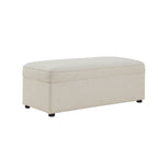 Dusklia - Soho Rectangle Ottoman Storage - Beige