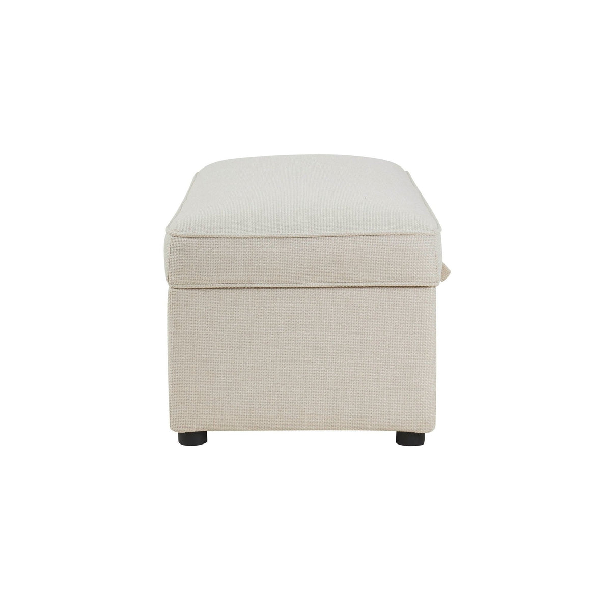 Dusklia - Soho Rectangle Ottoman Storage - Beige
