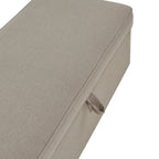 Dusklia - Soho Rectangle Ottoman Storage - Oatmeal