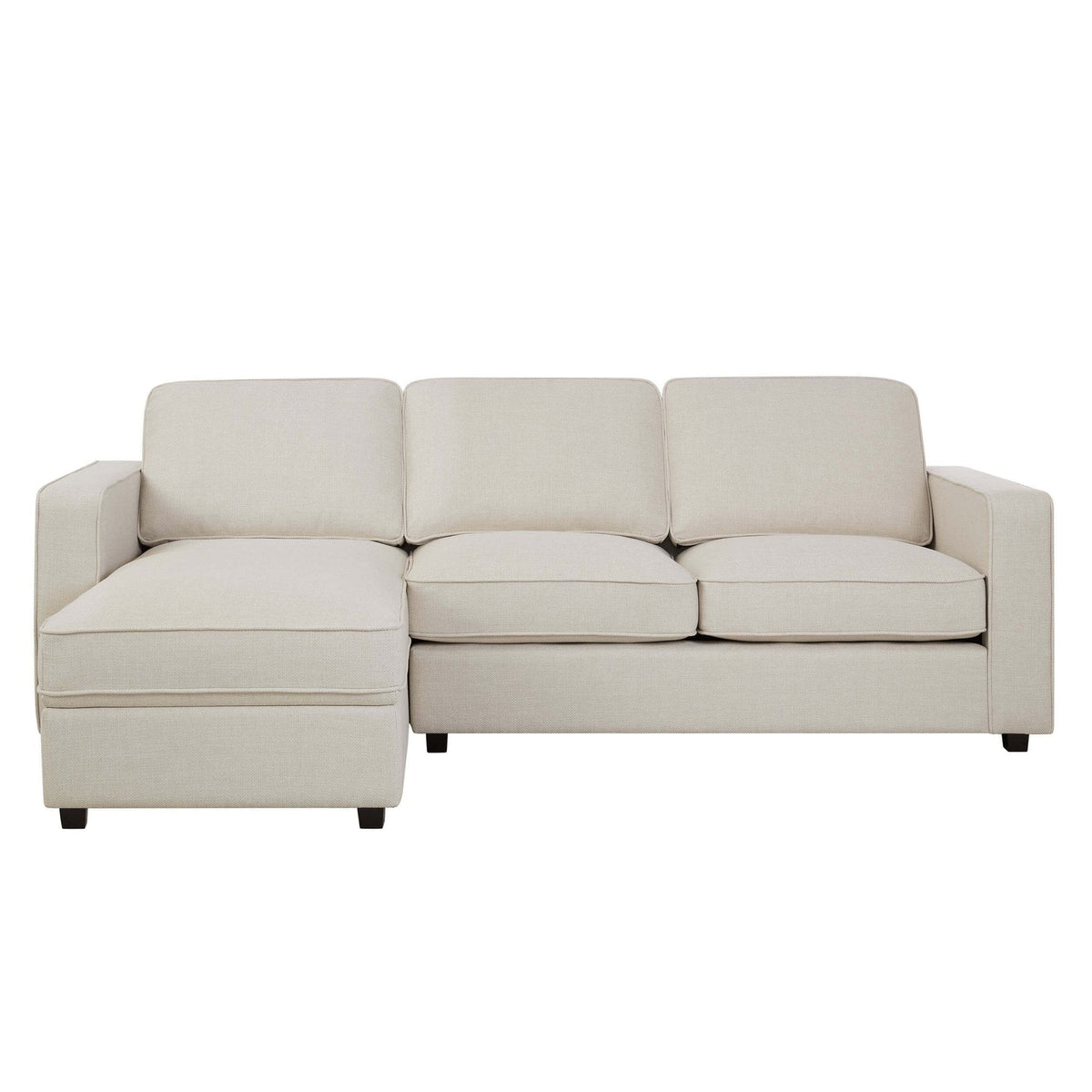 Dusklia - Soho Left Hand Storage Chaise Sofa - Beige
