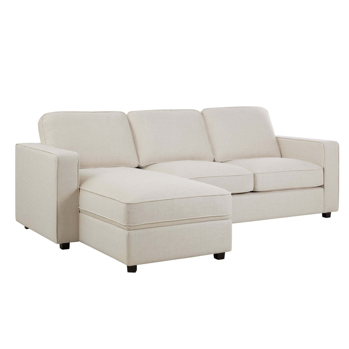 Dusklia - Soho Left Hand Storage Chaise Sofa - Beige