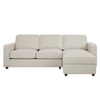 Dusklia - Soho Right Hand Storage Chaise Sofa - Beige