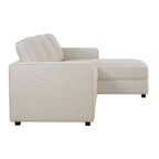 Dusklia - Soho Right Hand Storage Chaise Sofa - Beige
