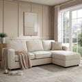 Dusklia - Soho Right Hand Storage Chaise Sofa - Beige