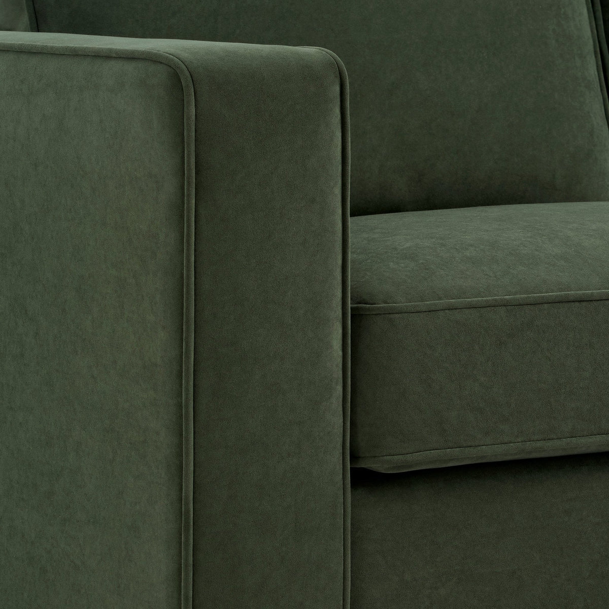 Dusklia - Soho Right Hand Storage Chaise Sofa - Dark Olive