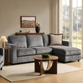 Dusklia - Soho Right Hand Storage Chaise Sofa - Grey