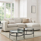 Dusklia - Soho Right Hand Storage Chaise Sofa - Natural