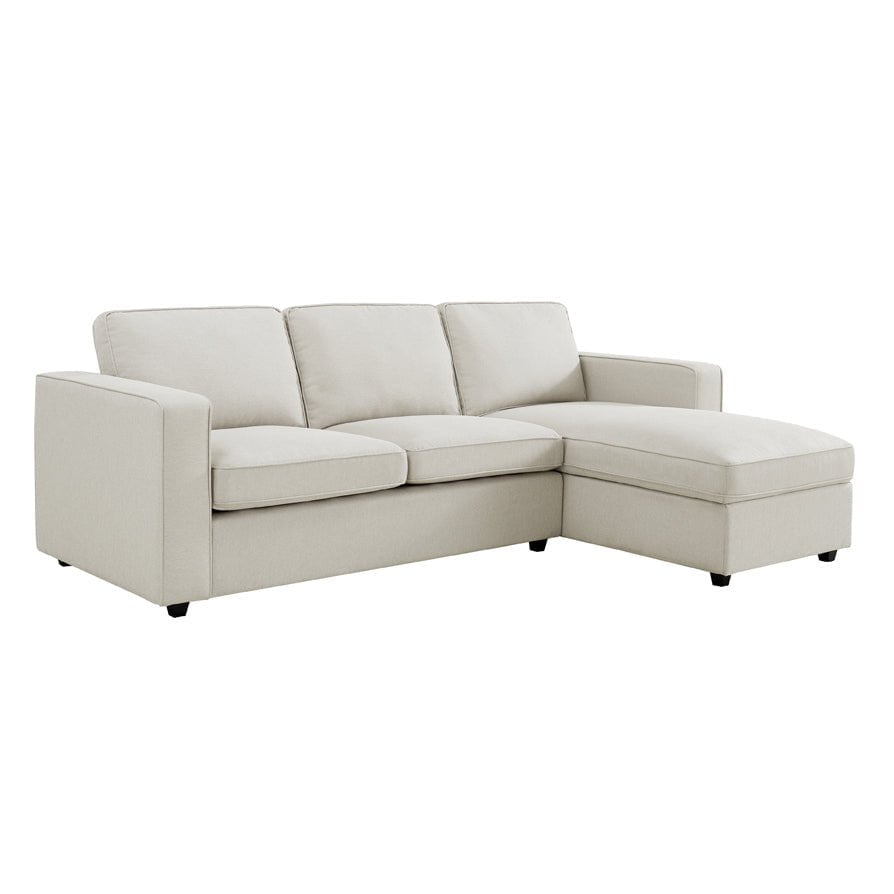 Dusklia - Soho Right Hand Storage Chaise Sofa - Natural