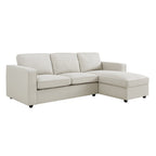 Dusklia - Soho Right Hand Storage Chaise Sofa - Natural