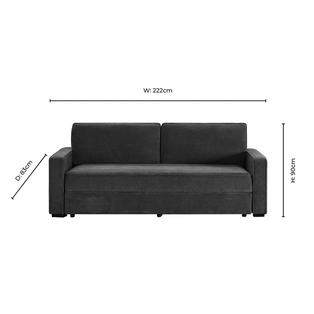 Dusklia - Soho Sofa Bed - Chenille Olive