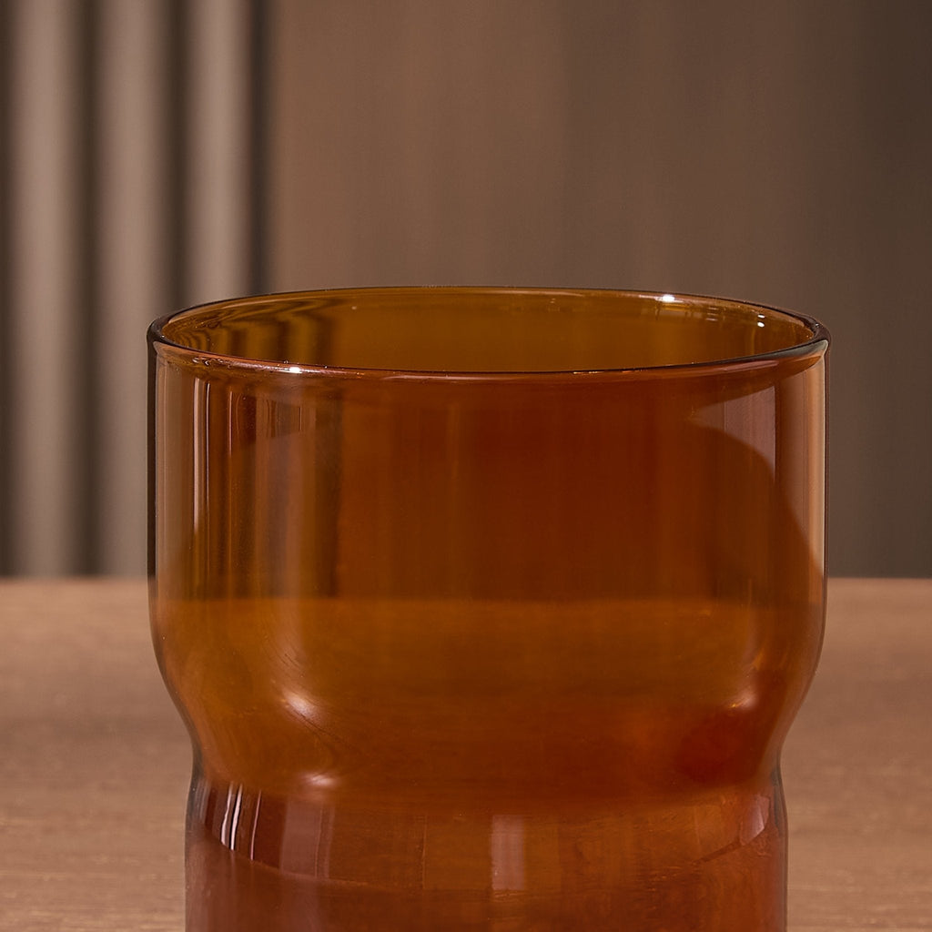 Dusklia - Sonne Colour Glass Highballs - Set of 4 - Amber