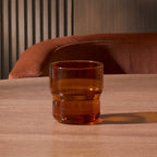 Dusklia - Sonne Colour Glass Tumblers - Set of 4 - Amber