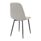 Dusklia - Sophia Set of 2 Dining Chairs - Boucle - Taupe
