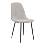 Dusklia - Sophia Set of 2 Dining Chairs - Boucle - Taupe