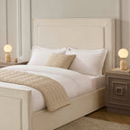 Dusklia - Sorrento Ottoman Storage Bed - Ecru/White