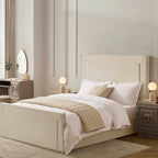 Dusklia - Sorrento Ottoman Storage Bed - Ecru/White