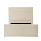 Dusklia - Sorrento Ottoman Storage Bed - Ecru/White
