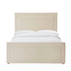 Dusklia - Sorrento Ottoman Storage Bed - Ecru/White
