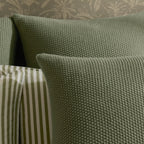 Dusklia - St Ives Knit Cushion Cover - Green