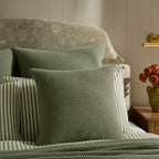 Dusklia - St Ives Knit Cushion Cover - Green