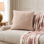 Dusklia - St Ives Knit Sofa Cushion Cover - Ballet Slipper