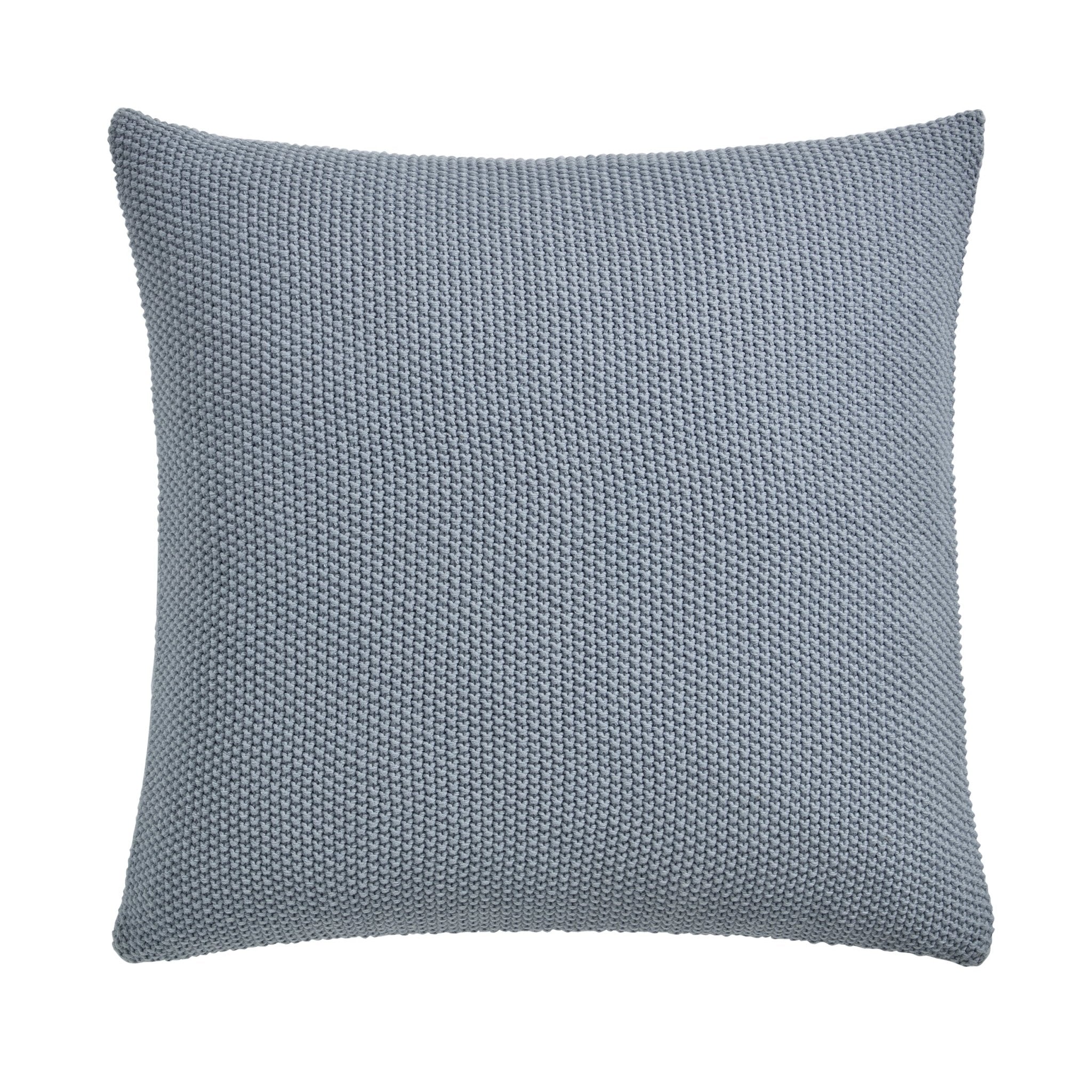 Dusklia - St Ives Knit Sofa Cushion Cover - Dusty Blue