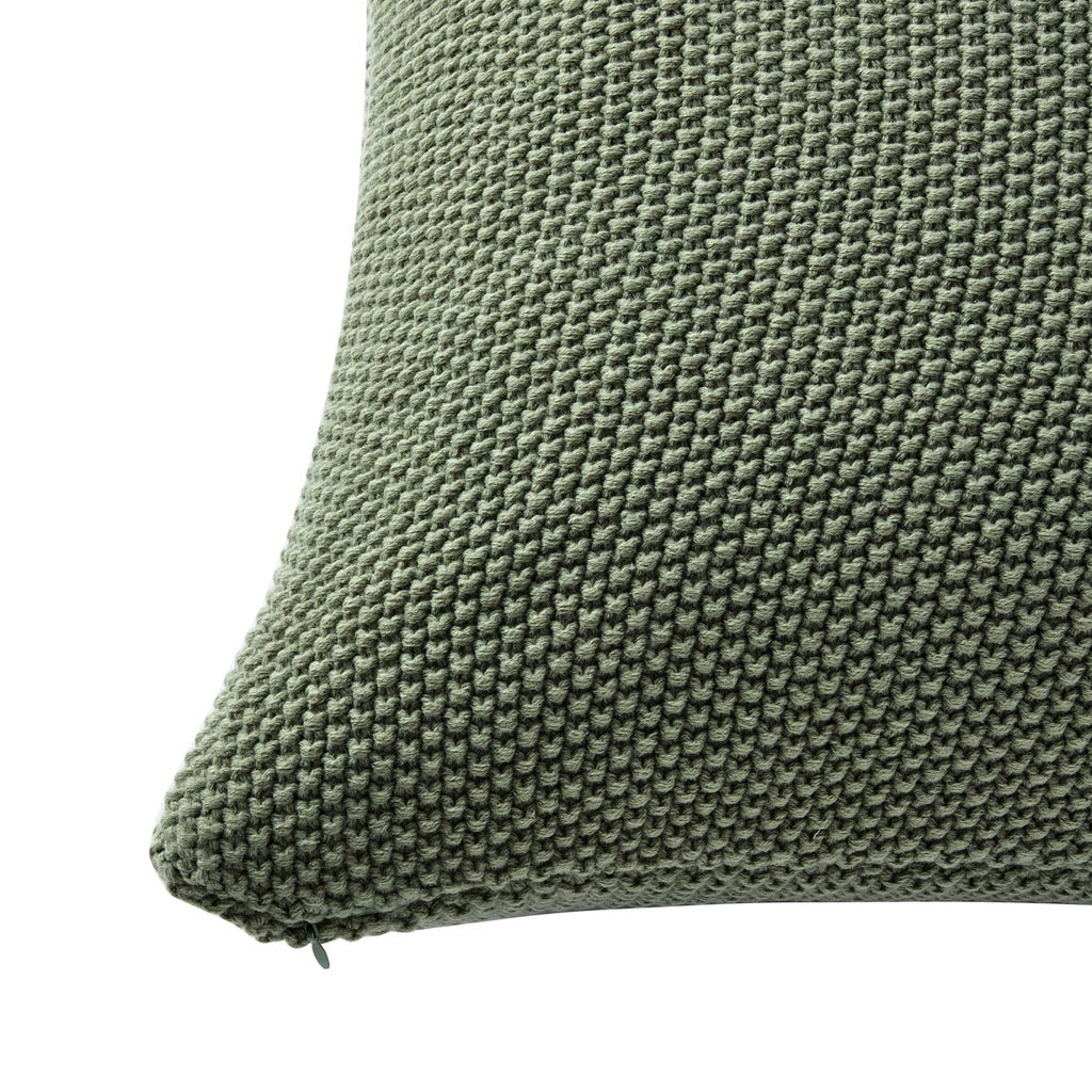 Dusklia - St Ives Knit Sofa Cushion Cover - Green