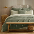 Dusklia - St Ives Knit Throw - Green