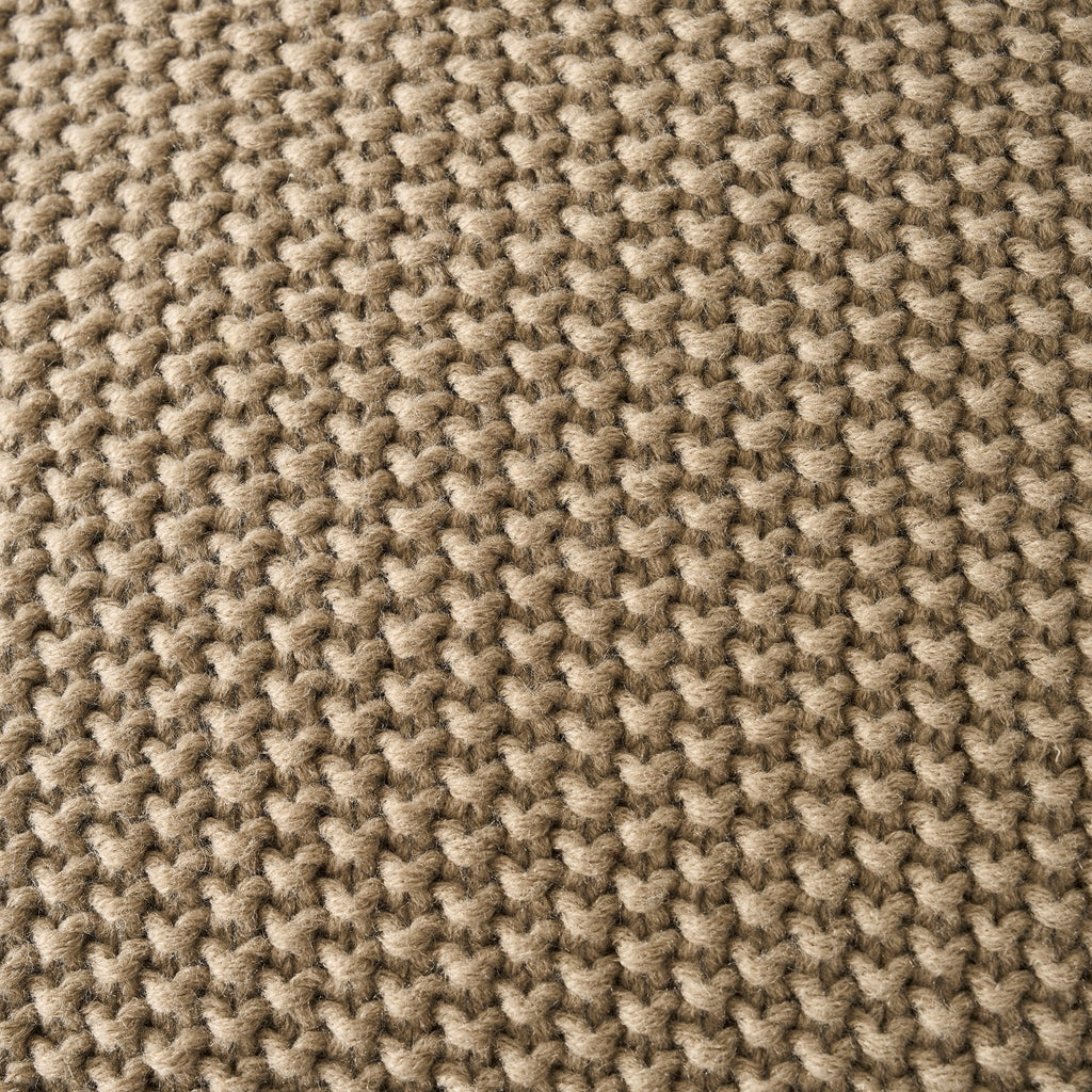Dusklia - St Ives Knit Sofa Cushion Cover - Taupe