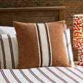 Dusklia - Stripe Cushion Cover - Tan