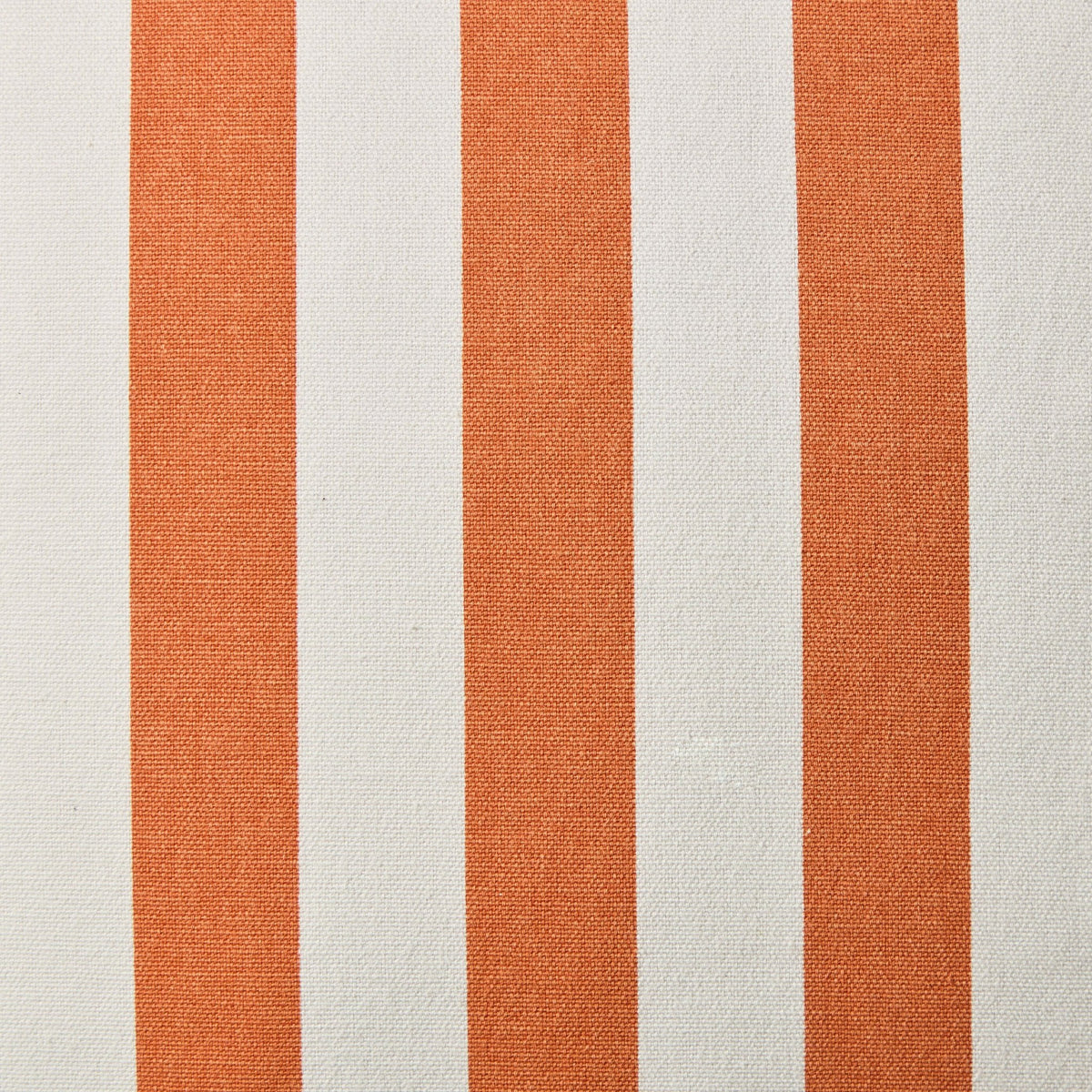 Dusklia - Stripe Frill Edge Sofa Cushion Cover - Burnt Orange