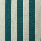 Dusklia - Stripe Frill Edge Cushion Cover - Green