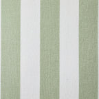 Dusklia - Stripe Frill Edge Sofa Cushion Cover - Sage