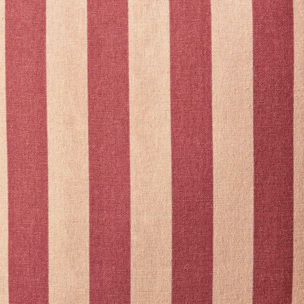 Dusklia - Stripe Frill Edge Sofa Cushion Cover - Pink