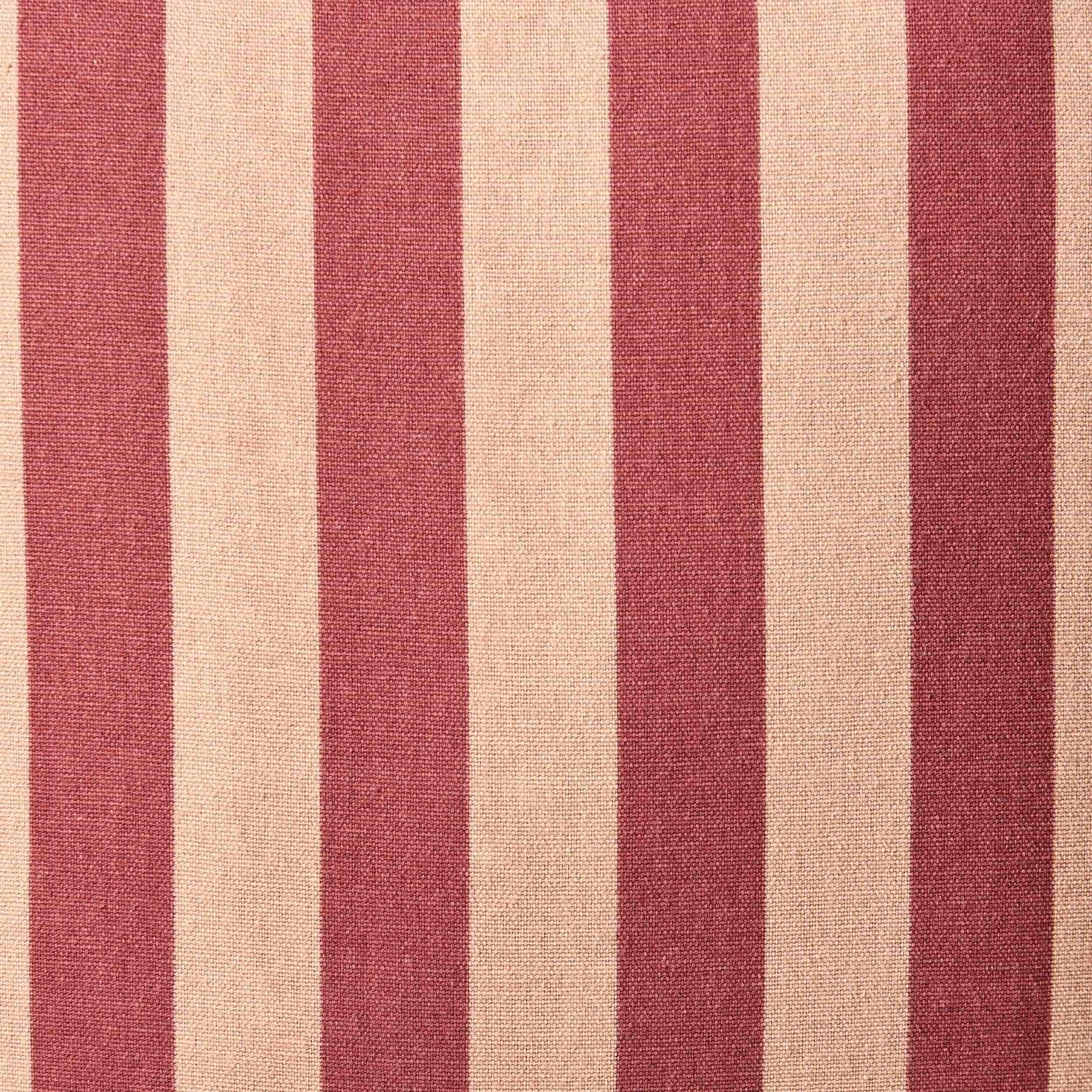Dusklia - Stripe Frill Edge Sofa Cushion Cover - Pink