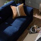 Dusklia - Stripe Sofa Cushion Cover - Tan
