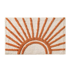 Dusklia - Sunrise Tufted Bath Mat  - Burnt Orange
