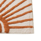 Dusklia - Sunrise Tufted Bath Mat  - Burnt Orange