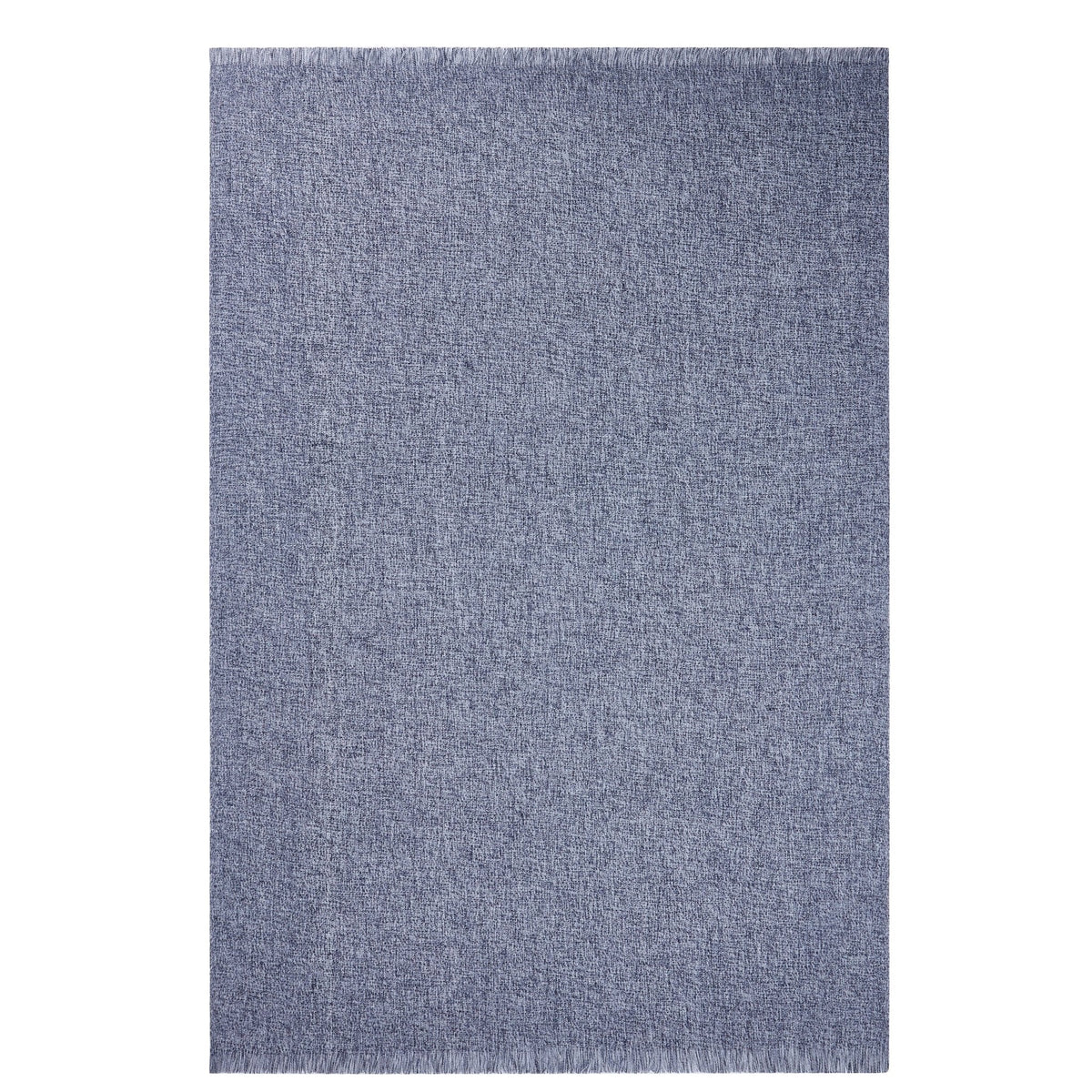 Dusklia - Super Soft Marled Tassel Sofa Throw - Navy