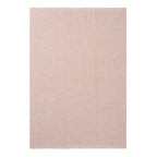 Dusklia - Super Soft Marled Tassel Throw - Blush Pink