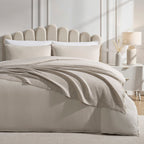 Dusklia - Super Soft Marled Tassel Throw - Natural