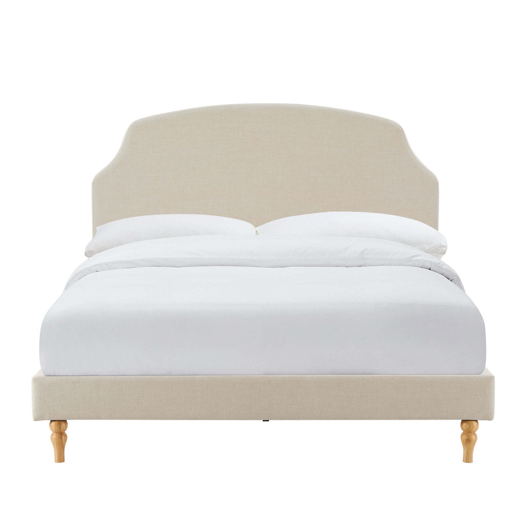 Dusklia - Surrey Bed Frame - Beige