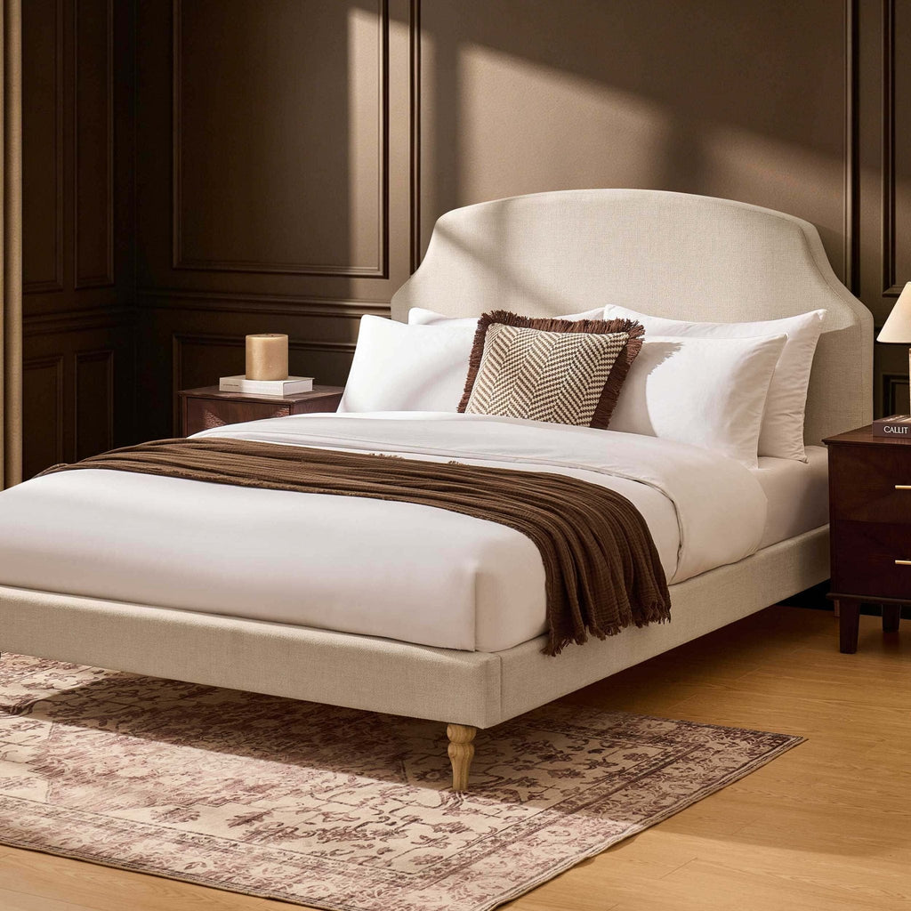 Dusklia - Surrey Bed Frame - Beige