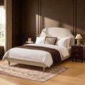 Dusklia - Surrey Bed Frame - Beige