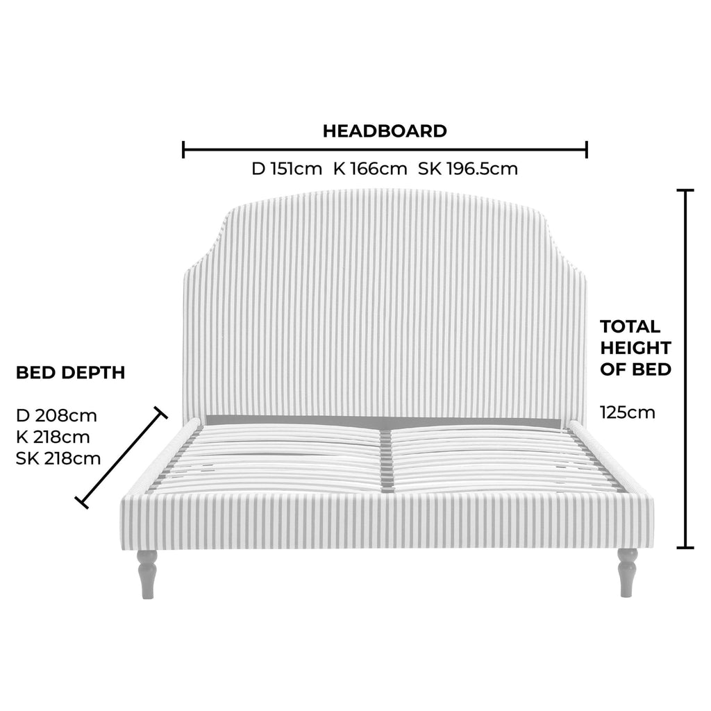Dusklia - Surrey Bed Frame - Floral