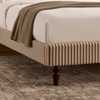 Dusklia - Surrey Bed Frame - Chocolate Stripe