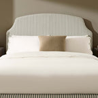 Dusklia - Surrey Bed Frame - Sage Stripe
