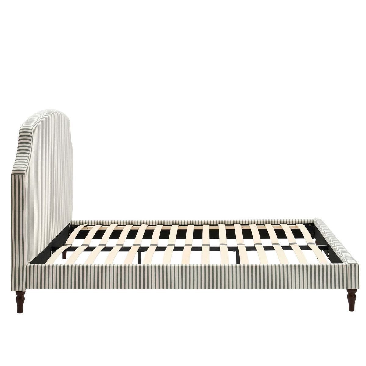 Dusklia - Surrey Bed Frame - Sage Stripe