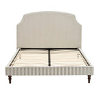 Dusklia - Surrey Bed Frame - Sage Stripe