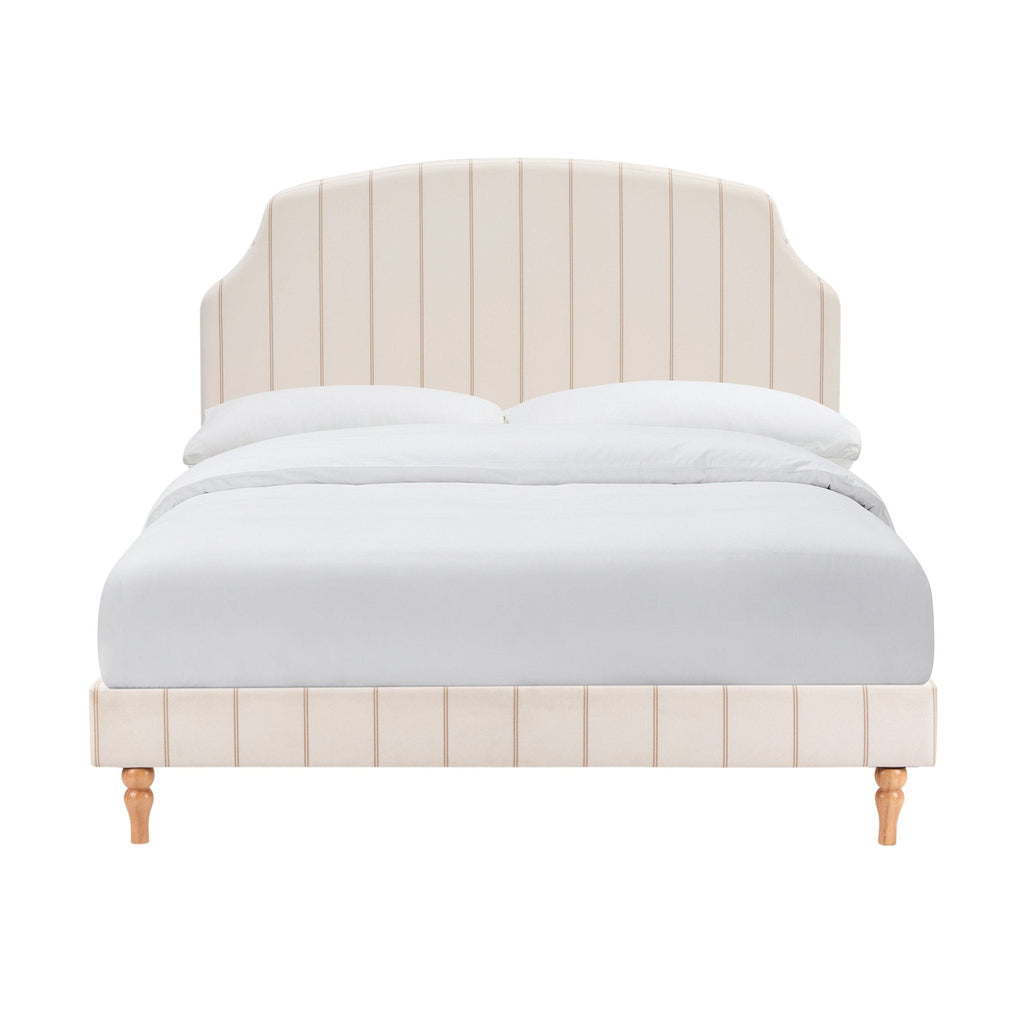 Dusklia - Surrey Bed Frame - Thin Stripe